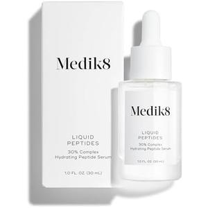 Medik8 Liquid Peptides - Regenerating Multi Peptide Serum - Smooths Wrinkles and Fine Lines - Hydrating, Brightening, Plumping - 1.0 oz