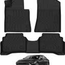 Falafa Floor Mats for 2021-2025 Kia K5 (Only FWD Models) & 2020-2025 Hyundai Sonata(Include Hybrid), TPE Custom Fit All Weather Floor Liners, 1st & 2nd Car Mats Set 2 Rows