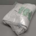 Ebifin Men's Notch Lapel Double Breasted Long Trench Coat Casual Cotton Blend Peacoat (X-Large, White)