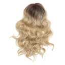 KAYTMSDILong Wavy Human Hair Wig for Women Lace Front Wig Natural Bangs Headdress