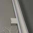 Zebra Blinds for Windows (36" W x 72" H, White) Zebra Roller Window Shades, Corded Dual Layer Light Filtering Privacy for Day and Night, Light Control and Protecting Privacy for Home and Office