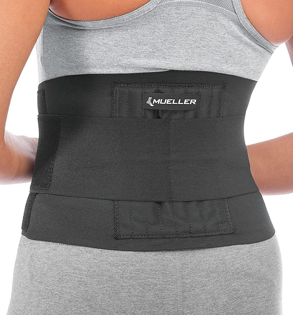 Mueller 4581 Back Brace (One Size, Black)