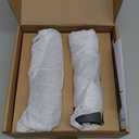 LARS NYSM Electric Salt and Pepper Grinder Set, USB Rechargeable, Automatic Salt and Pepper Mills, Spice Shakers Refillable with LED Light, Adjustable Coarseness, Ceramic Grinder (Ash Gray)