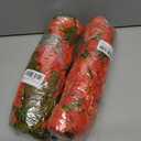 2 x Bougainvillea Artificial Flowers Plants for Outdoors Outside Fall Autumn Decor, 2 pcs Faux Silk Long Trailing Vines UV Resistant Look Real Orange Fake Flowers for Front Door Porch Planter Urn Patio