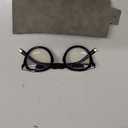 EASY READ Retro Round Blue Light Blocking Reading Glasses for Women,Anti UV Readers for Women with Spring Hinge