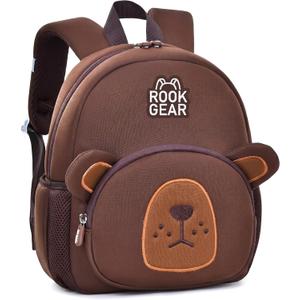 Simple and modern school backpacks suitable for girls, lightweight and durable student backpacks suitable for girls (brown, Large)
