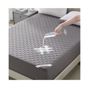 BEDLORE Waterproof Mattress Protector, Noiseless Queen Size Mattress Pad with Deep Pocket Fitted Up to 6"-18", Soft Breathable Dirt-Proof Bed Mattress Cover Washable Bedroom, Hotel (Gray)