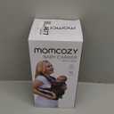 Momcozy Breathable Mesh Baby Carrier, Ergonomic and Lightweight Infant Carrier for 7-45lbs with Enhanced Lumbar Support, All Day Comfort for Hands-Free Parenting, Air Mesh-Grey