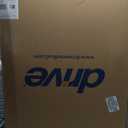 R728Rd - Aluminum Rollator with Fold Up and Removable Back Support and Padded Seat, Red