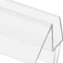 Prime-Line M 6256 Frameless Shower Door Bottom Seal for 1/4 in. Thick Glass Doors, Dual Flap and 45 Degree Drip Guard, 36 in., Clear Vinyl (Single Pack)