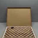 Cutting Boards for Kitchen, Extra Large Chopping Board for Stovetop, Checkered Acacia Wood Cutting Board with Juice Grooves, Butcher Block with Gift Box, 20" x 15" x 1"