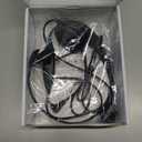 Phone Headset with Microphone Noise Cancelling & Volume Controls, 2.5mm Office Telephone Headphone for VTech Panasonic KX-TGE633M TGF352N Cisco SPA504G 508G AT&T ML17929 RCA Cordless Landline Phones (Black)