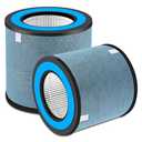 Doifyn HP152 Replacement Filter 2 Pack Compatible with Shark HP100 HP102,HP132,HP152, HP102PET & HC450, HC451, HC452, HC455 Air Pu-rif-ier,Compare Part # HE1FKPET, HE1FKBAS