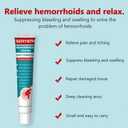 Hemorrhoid Care Cream - Relief for Pain, Itching, Burning & Swelling - Soothes Irritated Skin - 0.7oz (20g)