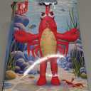 KOOY Inflatable Lobster Costume Adult, Inflatable Costume For Adult, Blow Up Crawfish Costumes Women/Men for Funny Party, Lobster Dress, Onesie For Mardi Gras/Halloween, Size Large