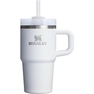 STANLEY Quencher H2.0 Tumbler with Handle and Straw 20 oz | Flowstate 3-Position Lid | Cup Holder Compatible for Travel | Insulated Stainless Steel Cup | BPA-Free | Frost