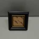 2x3 Black Picture Frame. Table and Wall.