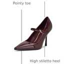 Nine West Women's Jinnie (Dark Red, 7 M)