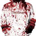 RAISEVERN Hoodies for Men Women 3D Graphic Fleece Sweatshirts Pullover Novelty Cool Funny Hoody Hooded With Pockets