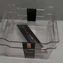 BINO | The Lodge Collection | Plastic Storage Bins - 2 Pack | Multi-Use Organizer With Built-In Handles | BPA-Free | for Pantry, Home, Fridge, and Freezer Organization