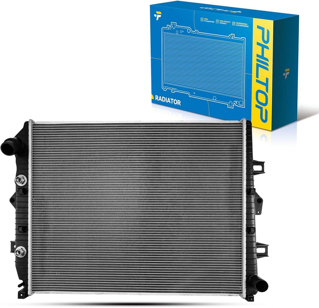 PHILTOP Radiators Car for 2011-2016 Silverado 2500 HD 6.6T, 2011-2016 Sierra 2500 HD 6.6T, 2011-2016 Silverado 3500 HD 6.6T, 2011-2016 Sierra 3500 HD 6.6T CU13244