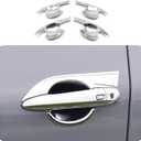 Car Accessories Fit for Nissan New Rogue 2021 2022 2023 2024 2025 2026 Exterior Door Handle Bowl Cover Trim (Chrome) 4PCS ABS