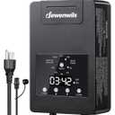 DEWENWILS 120W Low Voltage Transformer with Photocell Sensor & Timer, 120V AC to 12V DC, Weatherproof Landscape Lighting Transformer for Spotlights, Garden Lights, Steplight, Billboard