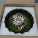 Vintage Pendant Light Fixtures: Glass Pendant Lights Kitchen Island, Green Pendant Light, Modern Chandelier Pendant Green Light Fixture for Bedroom Dining Room