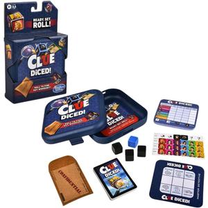 Hasbro Gaming Clue Diced Game, Easy to Learn Game, Quick Game, Portable Travel Game, Family Board Game, Fast Game for Kids Ages 8 and Up