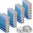 Tenergy 3V CR2025 Batteries, Lithium Button Coin Cell 2025 Battery, for Key FOBs & Other Devices, 100 Count