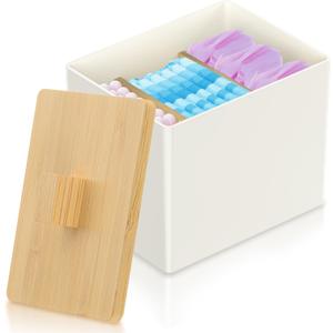 The Flow Box Co. Period Organizer Kit | Tampon & Pad Organizer Storage Box | Feminine Hygiene Organizer for Bathroom, Dorm, Office & School | Tampon Holder