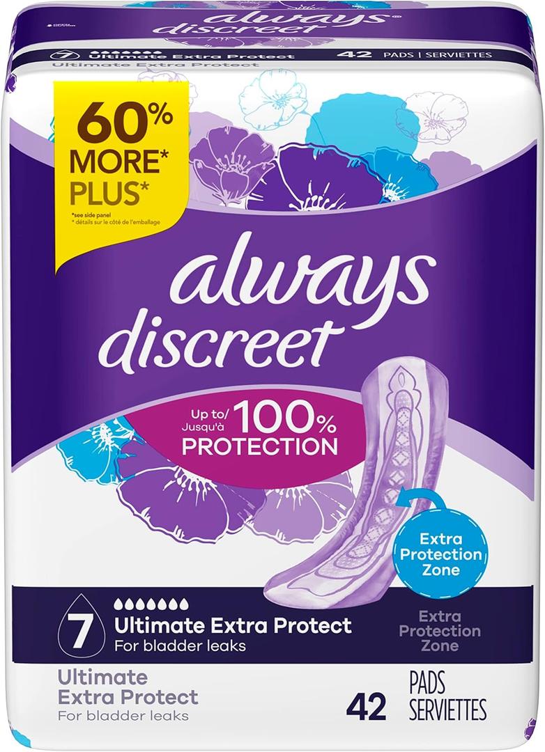Always Discreet Ultimate Extra Protect Postpartum Incontinence Pads