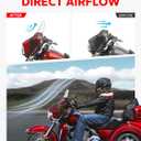 Amazicha Clear 13" Windshield Round Windscreen Wind Splitter Wind Deflector Compatible for 1996-2013 Harley Davidson Touring Electra Glide Ultra Classic Street Glide Ultra limited Tri Glide FLHT FLHX