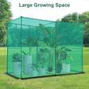 Crop Cage Plant Protection Tent 4 x 8 x 6 Feet, Easy to Install Protection Garden Cages, Crop Cages with Storage Bag Suitable for Garden Patio Lawn