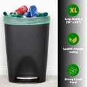 Tall Kitchen Biodegradable Trash Bags 13 Gallon (120 Bags) Eco-friendly Medium Green Garbage Bag 55 Liter Landfill-Friendly Can Liners Portable Camping Toilet Bags Made With epi (120 count)