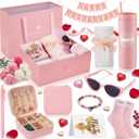 Skylety 10 Pcs Mother's Day Birthday Gifts for Mother, Best Mom Gifts Basket Box from Daughter Kids Mother-in-law New Mom Set for Mother's Day Presents Wife from Husband Women Birthday(Cute Style)