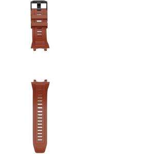 22mm Silicone/Stainless Steel Strap, Fits DM58 T-REX3