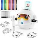Drawing Robot for Kids, Interactive Montessori Educational Drawing Machine with 100 Cards, Smart Painting Learning Robot Toy for 3 4 5 6 7 8 Year Old Boys Girls Birthday Gift