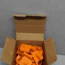 Qiyaz 20 Pcs Storage Shed Tool Hooks Tool Hanger Compatible with Suncast Shed Accessories for Hanging Storage Shelves Organizer Accessories Parts Replacement Screws Brackets (J Shape/ u Shape, Orange)