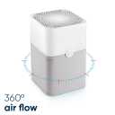 BLUEAIR Air Purifier Large Room, Air Cleaner for Dust Pet Dander Smoke Mold Pollen Bacteria Allergen, Odor Removal, for Home Bedroom Living Room, Washable Pre Filter, HEPASilent, Blue 211+ (Non-Auto)