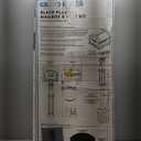 ARCHITECTURAL MAILBOXES Grand Haven Plastic, Mailbox and Post Kit, Black Extra Large