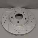 KAX 12.99in Front Disc Brake Rotors Pair Replacement for Dodge, Chrysler, Volkswagen, Ram- Grand Caravan/Journey/Pacifica/Town & Country/Voyager/C/V/Routan