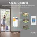 LANBON Smart Light Switch,1/2/3 Gang,3 Way for Whole House, LCD Magic Panel by WiFi Mesh Never be Offline, 2.4G Wi-Fi Smart Switch Compatible with Alexa&Google Home, Neutral Wire Required, L8-HS-White