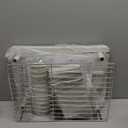 Stainless Steel Dish Drying Rack - Large Capcity 304 Grade Dish Drainer for Kitchen Counter with Drain Board, Utensil Holder & Detachable Cup Shelf, Rustproof Multifunctional Organizer, Light Green