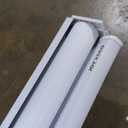 Joydeco No Drill Zebra Blinds for Windows, Cordless Day & Night Dual Sheer Roller Shades, Easy Installation, Free-Stop Lift System, Light Filtering Privacy Blinds for Home(White,70" W x 75" H)