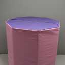 FDW Gymnastics Mat Octagon Tumbler Octagon Mat 24.4" x 25.6" Gymnastic Equipment Somersault Backbend Tumbling Trainer Tumbling Mat for Home Gym Exercise Gymnastics Gym Fitness Home (Pink)