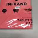 INFILAND Case for iPad (A16) 11th Generation 11 Inch 2025, iPad 10th Generation 10.9 Inch 2022 Slim Magnetic Origami Cover with Pencil Holder, Multi-Angle Stand, Auto Wake/Sleep (Watermelon Pink)