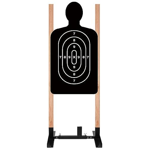 Adjustable Target Stand, Portable Target Stands for Shooting Range, H Shape Paper Target Stands for Outdoor, Cardboard Target Holder Base for Shooting Practice（1 Pack）