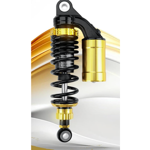 Universal 280mm Motorcycle Shock Absorbers Rear Suspension 1PCS 11 inch Compatible with Gokart Honda ATV CB Yamaha Gokart(Black)