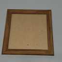 7x7 Wood Frame Brown, Natural Wooden 7x7in Picture Frames, Modern Golden 7 x 7inch Gallery Photo Pic Frame with HD Plexiglass, Horizontal Vertical Wall Mounting Tabletop Display 1Pcs